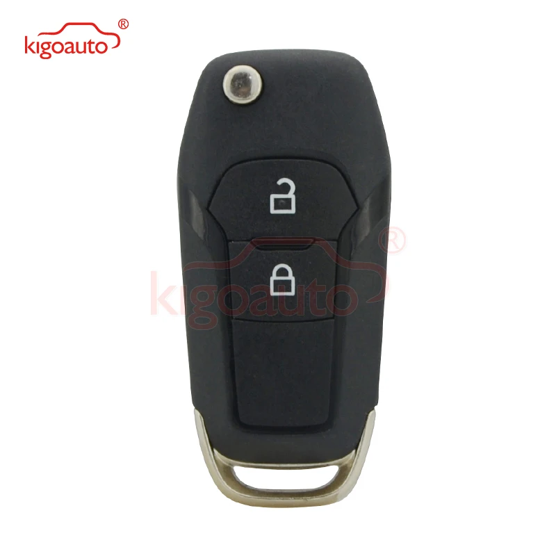 

Kigoauto OEM 1919602 EB3T-15K601-BA OEM Flip key 2 button 433Mhz for Ford Ranger 2016