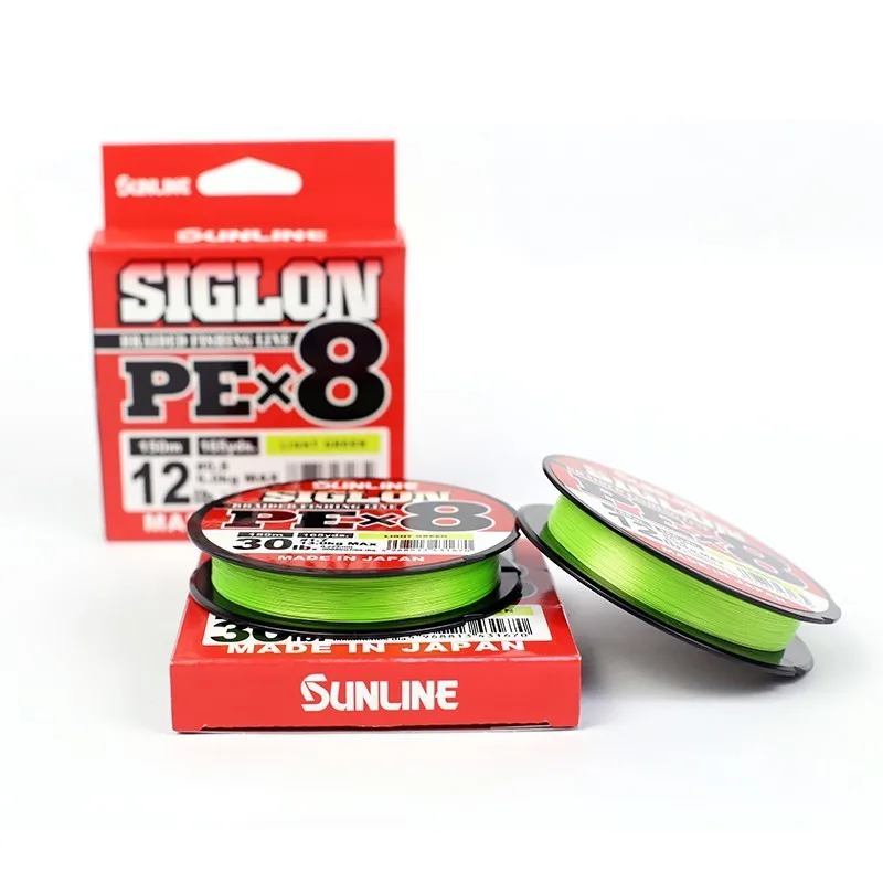 Бренд Sunline Siglon Pe X8 8 прядей плетеная леска 5-50 фунтов 150 м 200 м многоцветный Сделано в Японии