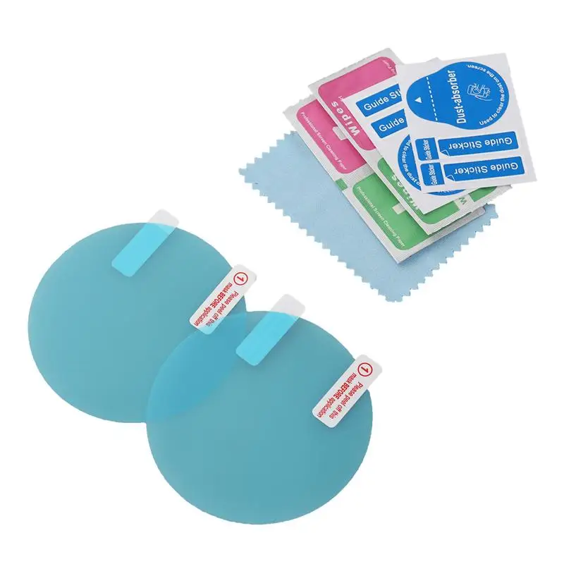 2 шт. Автомобильная защита зеркала заднего вида круглая защитная пленка