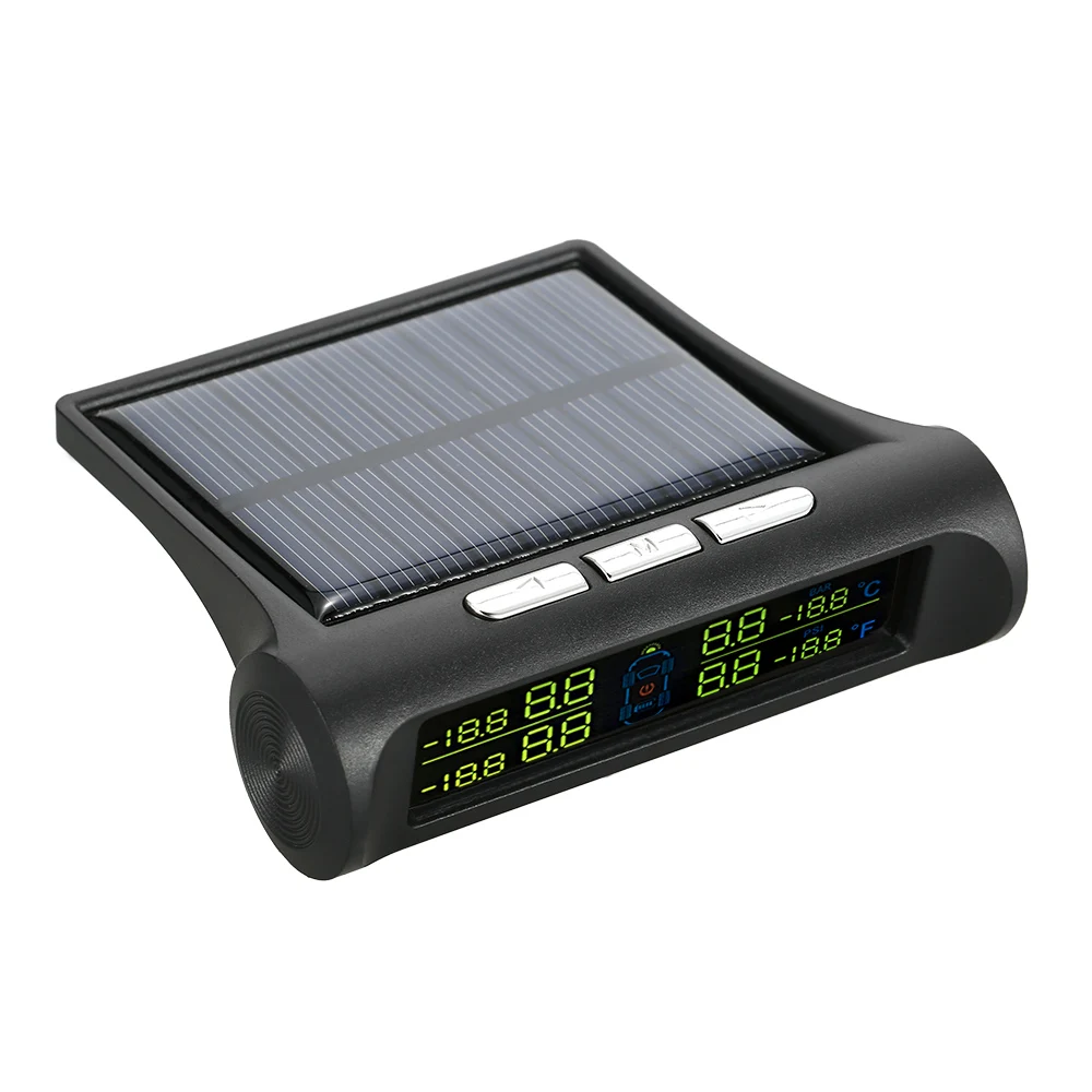 Беспроводная система контроля давления в шинах KKMOON на солнечной батарее TPMS