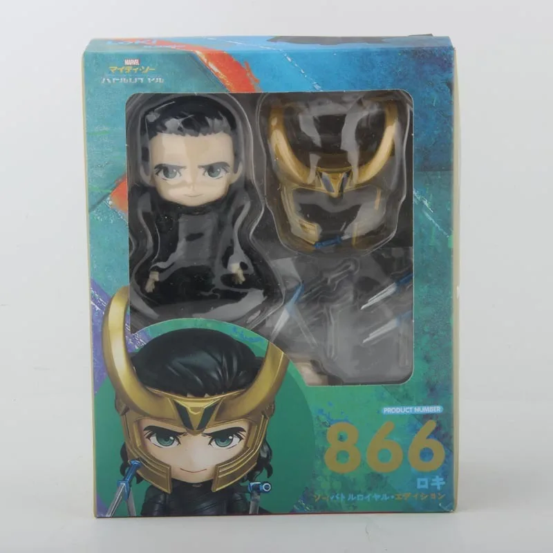 Марвел Тор Ragnarok Loki фигурки Q Ver 866 Nendoroid Modello Bjd Giocattoli 10 см|Игровые и трансформеры| |