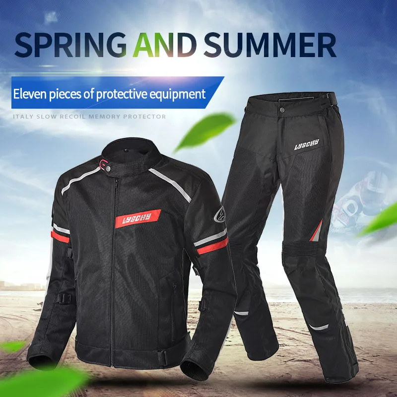 

Motorcycle Jacket Summer Mesh Waterproof Motorbike Rally Racing Suit Professional Protective Clothing Drop Resistance Jacket