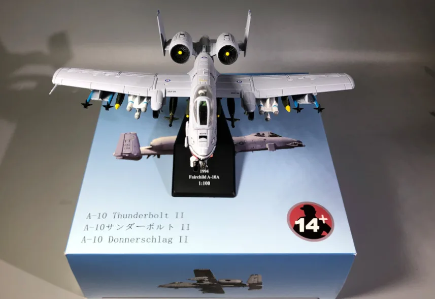 Танк Killer A 10 Thunder Fighter специальный литейный Металл 1/100 модель статического