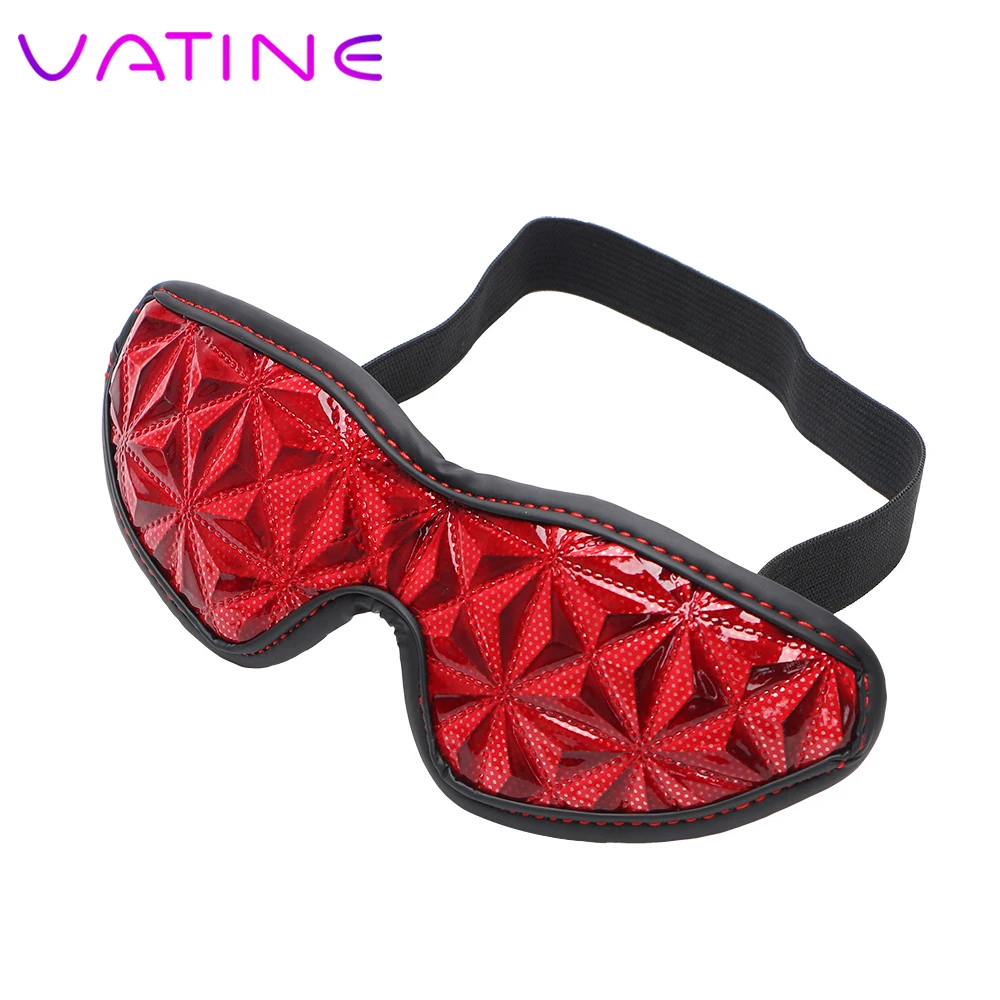 Эротическая повязка на глаза ватина из искусственной кожи вечерние маски для