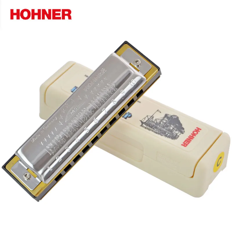 Гармоника Hohner Big River с 10 отверстиями, диатоническая гармоника, звуковая дикая гармоника с блюз