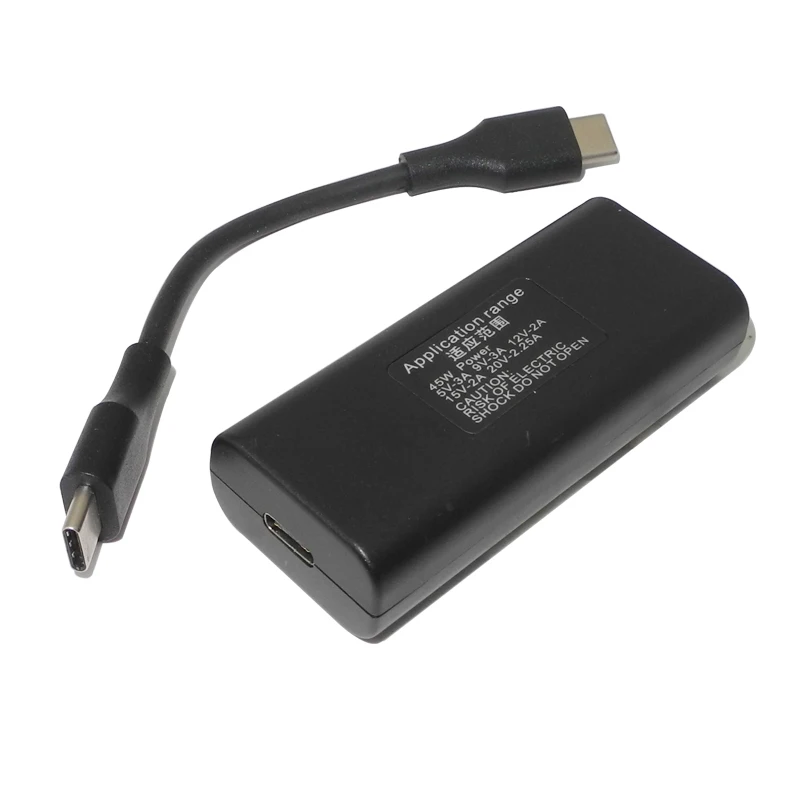 Dc Usb Type C Мужской зарядное устройство конвертер адаптер Разъем для Lenovo Dell Hp Asus