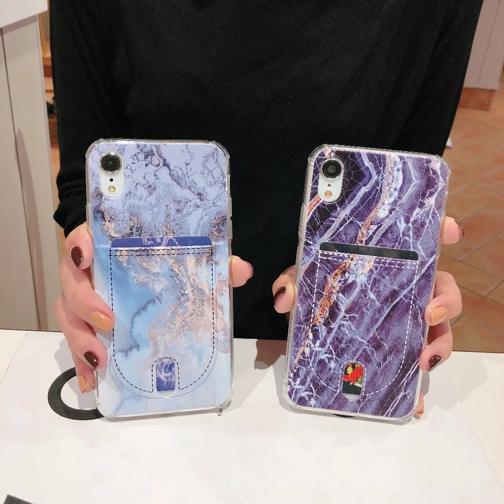 CASEIER мягкие мраморные чехлы для телефонов iPhone X Xr Xs 6 6s 7 8 Plus силиконовый чехол карт