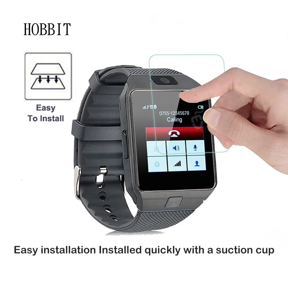 2 шт./упаковка Защитное стекло для смарт часов DZ09 VG18 0 3 мм 2.5D|screen protector|screen protector