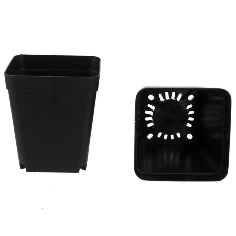 Открывающийся promotion 50pcs мини пластиковые цветочные горшки для растений питомника