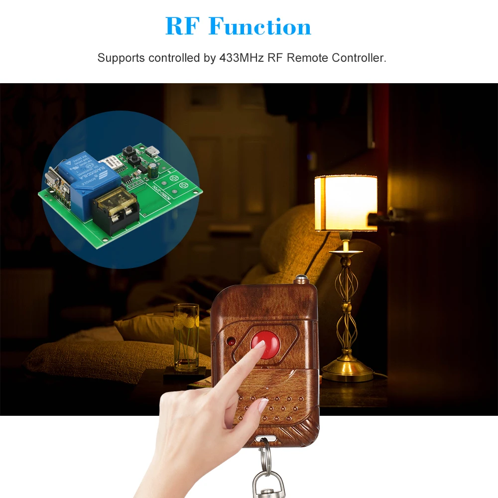 

eWeLink USB DC5V 30A Wifi Switch Wireless Relay Module Smart Home Automation Modules Phone APP Remote Control Timer Switch