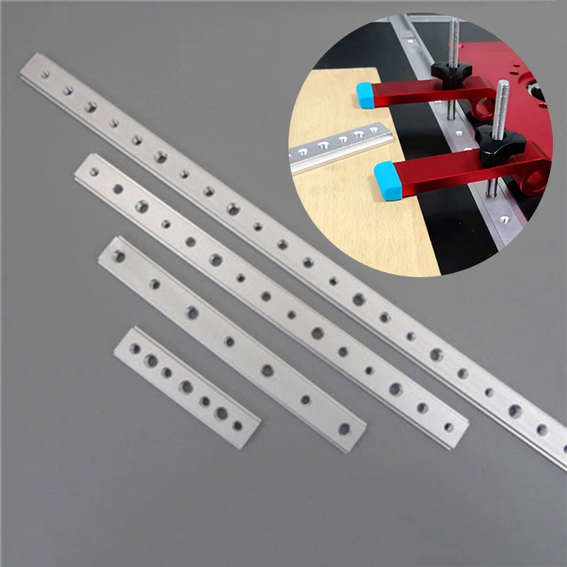 100/450 мм алюминиевая рейка Miter бар Выдвижной Стол пила калибровочный стержень