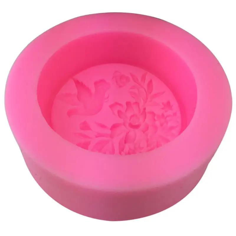 New Pigeons Peony Cake Mold Flower Birds Pattern Fondant Tools Silicone Decorating Sugarcraft Plunger Cookie Cutter | Дом и сад