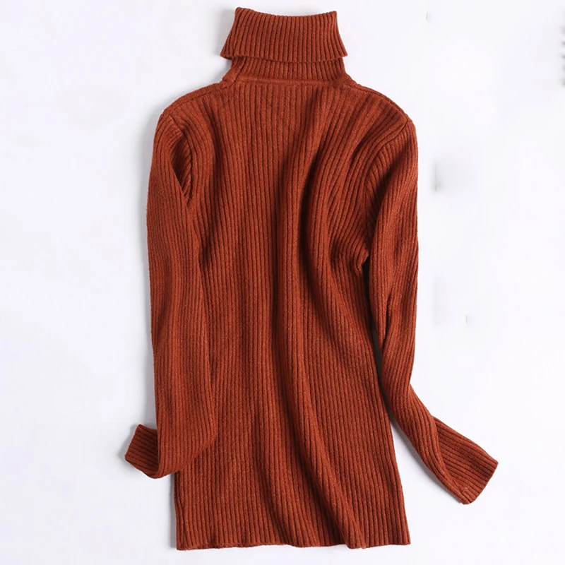 Sweater Turtleneck Winter Autumn Knitted Pullover Women Jumper Female Thick For Lady | Женская одежда