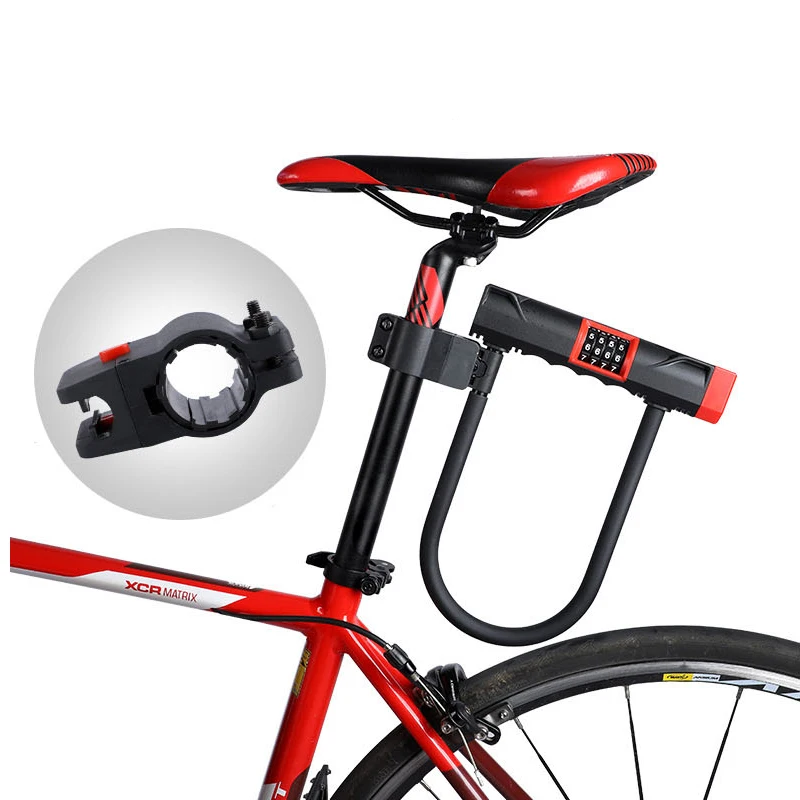 U lock велосипедный кодовый замок для велосипеда candado bicicleta moto rcycle antivol защита от