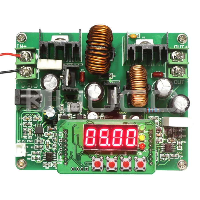 5 шт./лот Преобразователь мощности DC 10 ~ 40 В до 0 38 в 6A CC/CV понижающий модуль