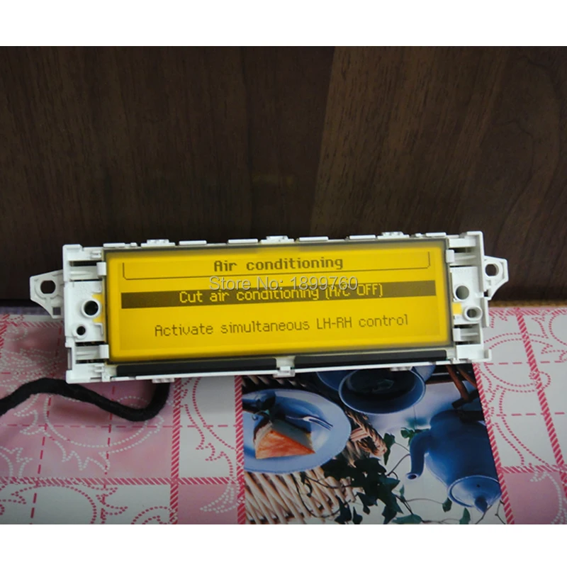 Желтый монитор воздуха с поддержкой USB и Bluetooth белый корпус для автомобиля Peugeot 307