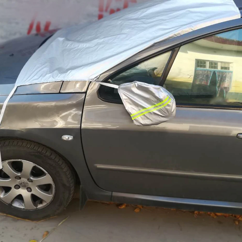 Лобовое стекло автомобиля зеркало заднего вида снежное покрытие Защита от
