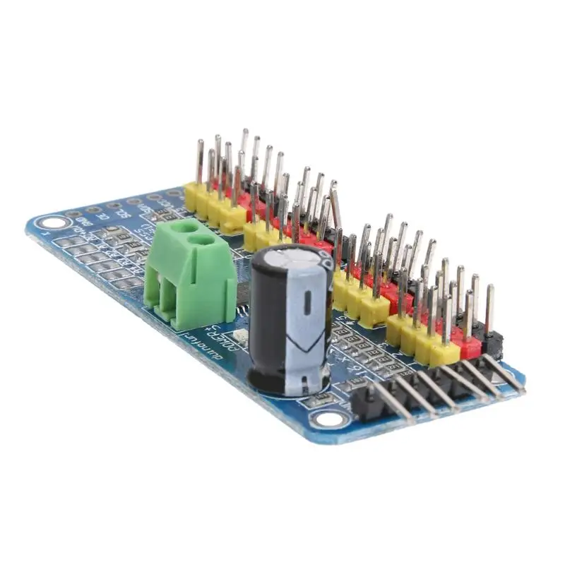 PWM/Servo/Drive Plate 16 Channel PWM Controller IIC Port for Arduino Robot | Электроника
