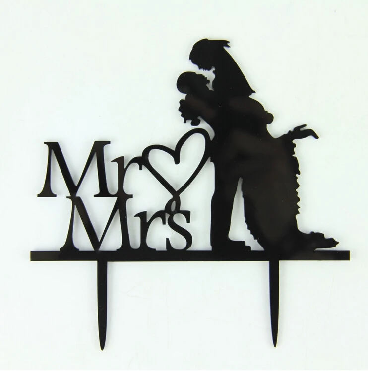 

2015 romantic acrylic letter cake wedding decoration mr mrs cake toppers