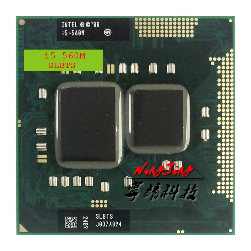 Процессор Intel Core i5 560M SLBTS 2 6 ГГц двухъядерный четырехпоточный процессор 3 Вт 35