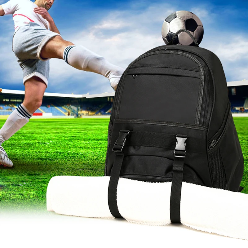Profession Gym Backpack Men Durable Waterproof Oxford Shoulder Bag For Teenager Soccer Ball Pack Bag Fitness Training Sport Bag