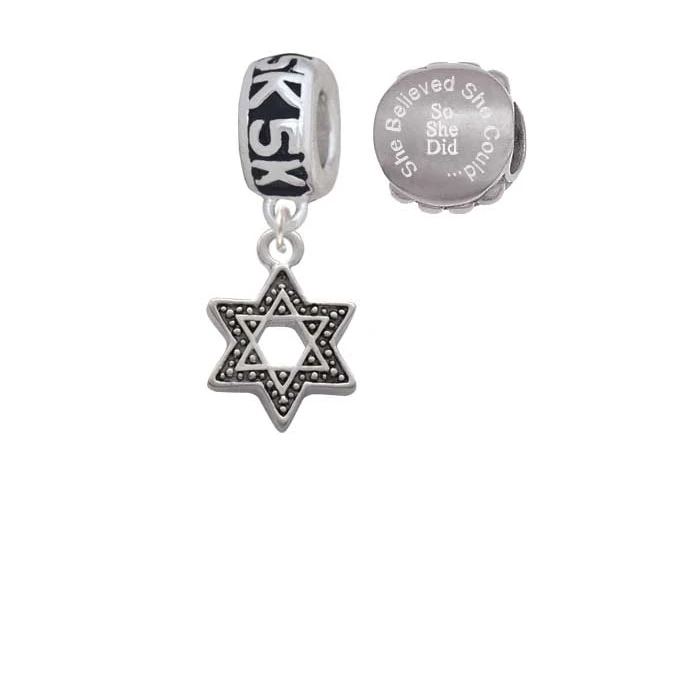 Звезда Давида с бисером границы 5 K Run она верила что может очаровать бусы (набор из