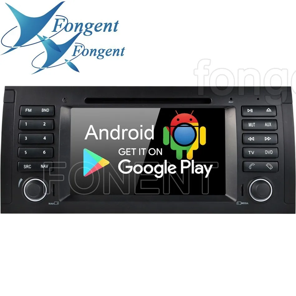 Автомобильный DVD плеер на Android 9 0 Eight Octa RK339 PX6 1din для BMW X5 E53 E39 E38 M5 5 7 серии