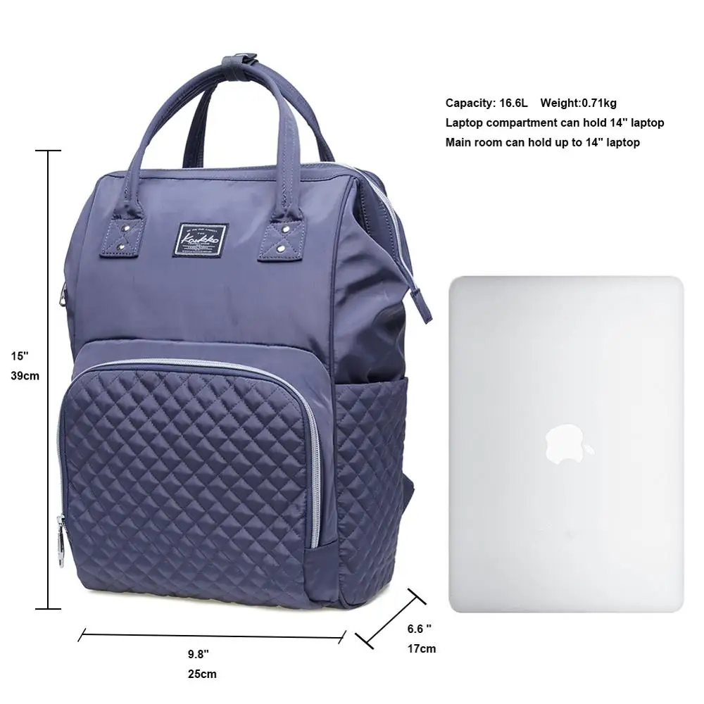 

KAUKKO 2018 Fashion Vintage Men Women Backpacks Laptop Notebook School Shoulder Bags for Teenagers Large Capacity
