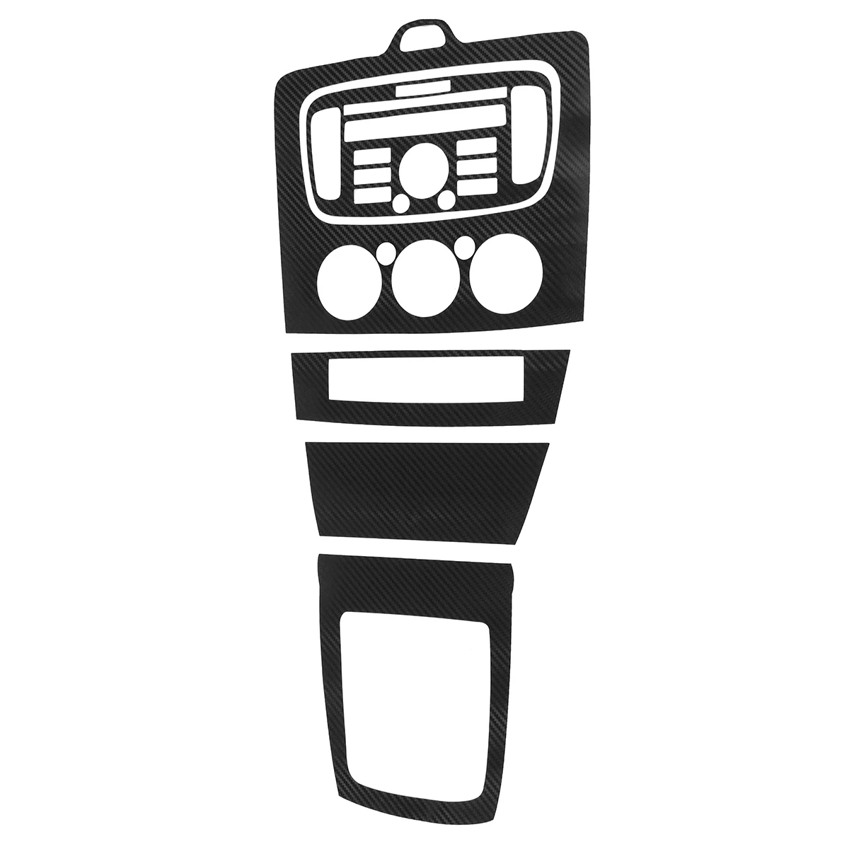 Автомобильная панель управления Наклейка 3D отделка из углеродного волокна