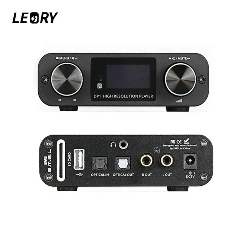 LEORY декодер цифровые оптические усилители Hi-Fi аудиоусилитель USB DAC 32 бит/192 кГц без
