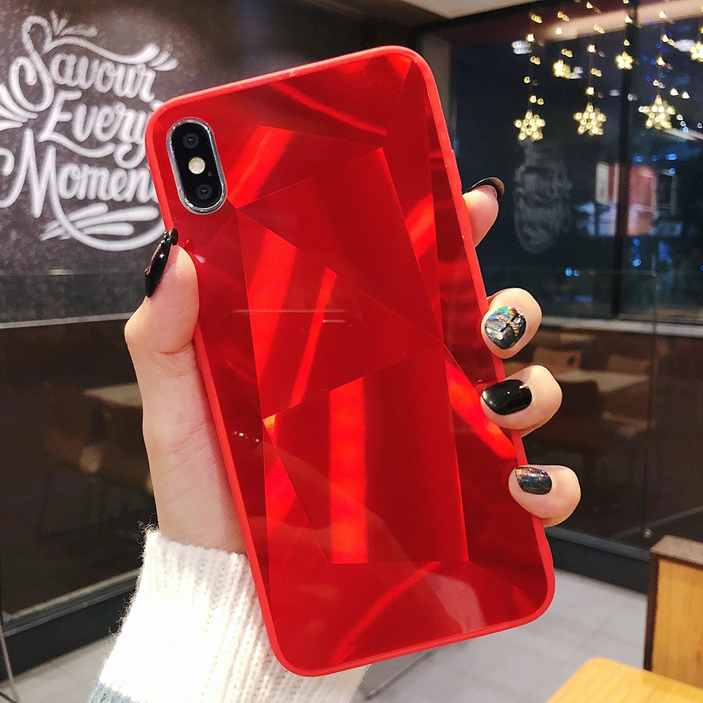 KISSCASE 3D с бриллиантовым блеском чехол зеркальной поверхностью для samsung Galaxy S10 плюс