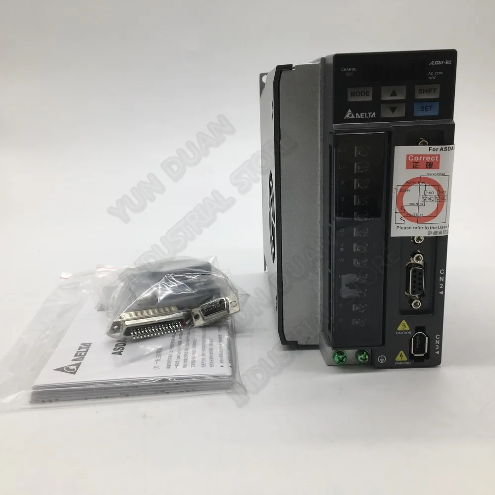 Новый 1KW B2 Delta Сервопривод переменного тока 1000W ASD 1021 B для ECMA C21010RS C21010SS|Двигатель AC|