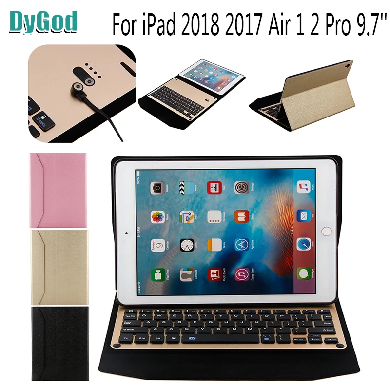 Ультратонкая Беспроводная Bluetooth клавиатура для ipad Air 1 2 Pro 9 7 2017 2018 алюминиевый