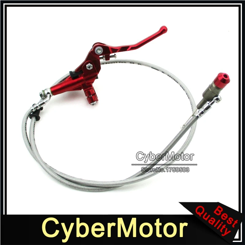 Красный 900 мм гидравлический рычаг сцепления главный цилиндр для питбайка