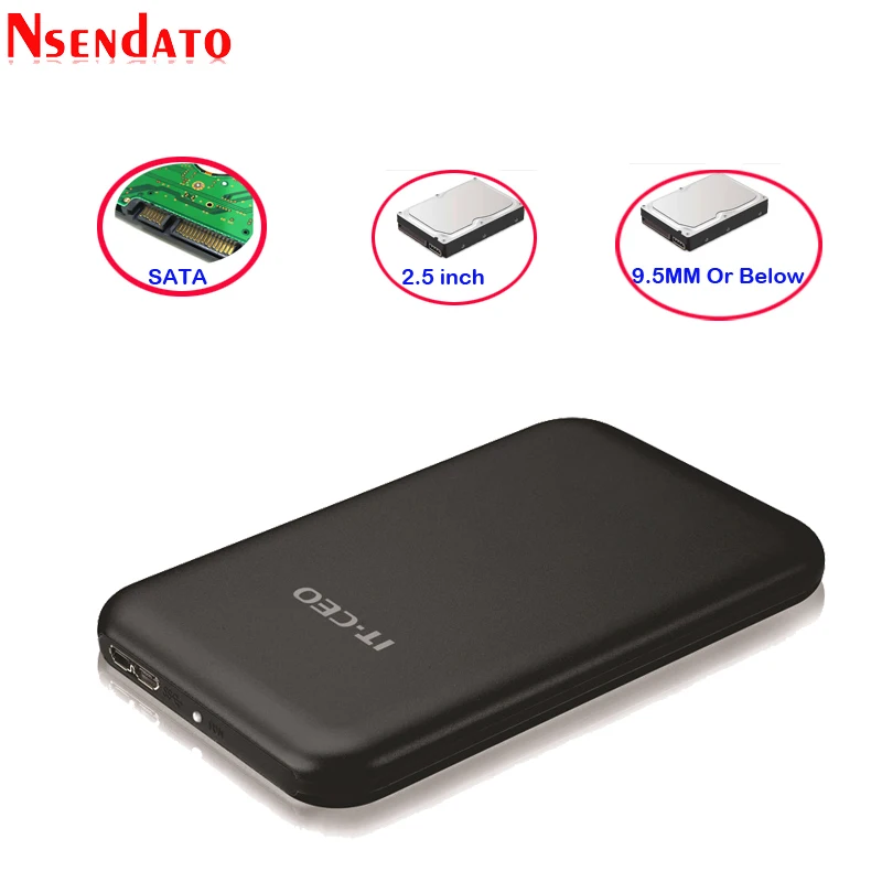 Корпус 2 5 дюйма для внешнего жесткого диска SDD Micro USB 3 0 Гбит/с SATA корпус ноутбука