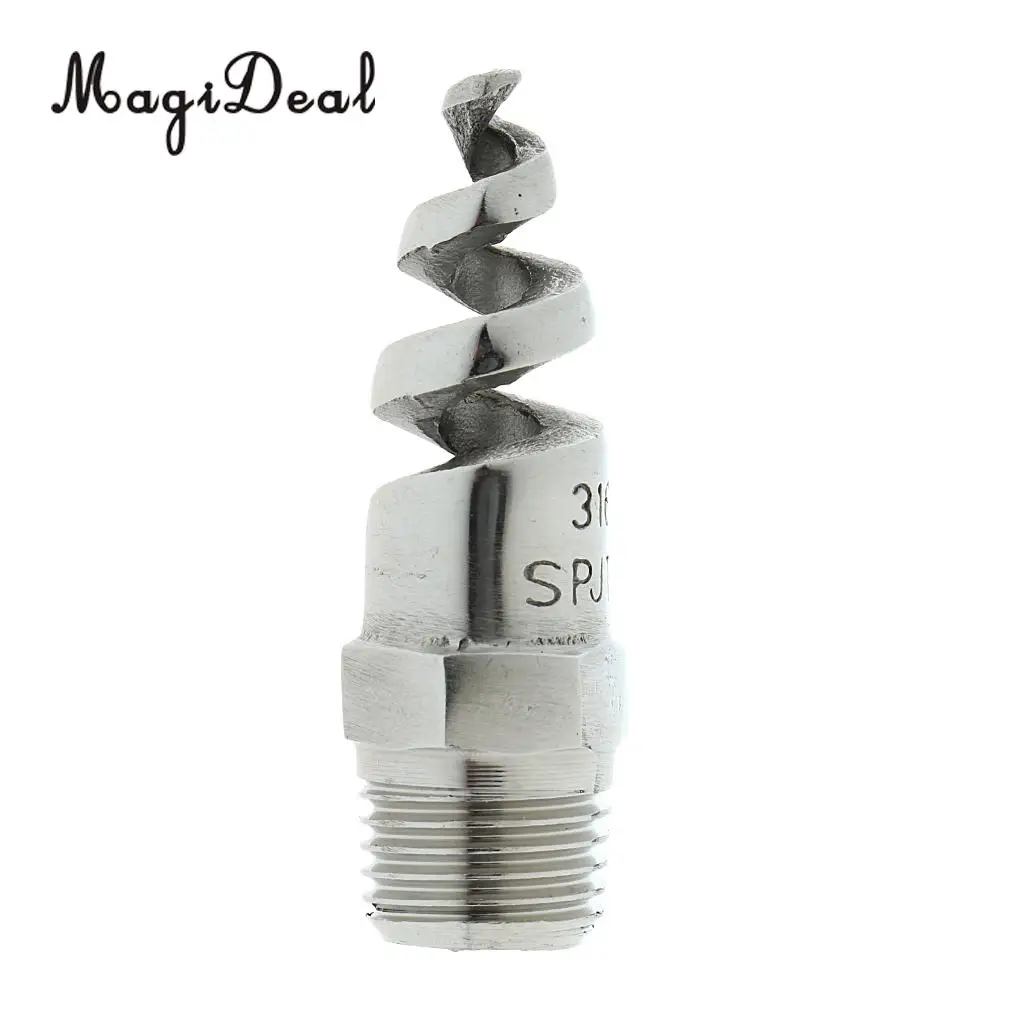 

Spiral Jet Cone Atomization Spray Nozzle 1/4' Male 316 Stainless Steel
