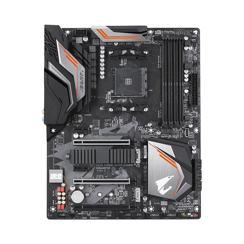 Материнская плата GIGABYTE AMD X470 SAM4 ATX AORUS ULTRA GAM | Компьютеры и офис