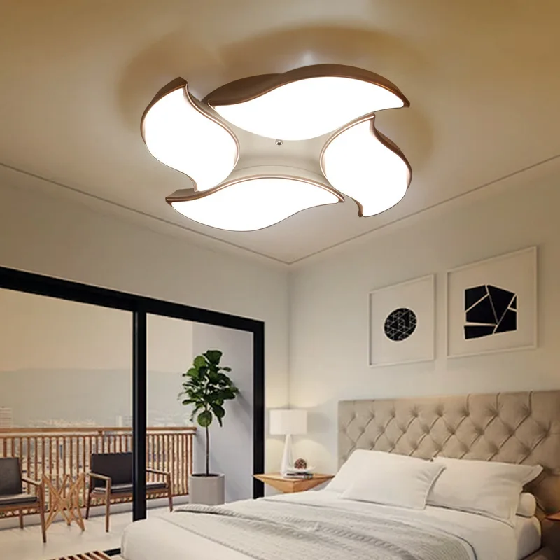 DAR Modern Lustre Led Chandelier With Remote Control Dimmable Ceiling Chandeliers Lamp Fixture Home decoration Lamparas De Techo | Лампы и