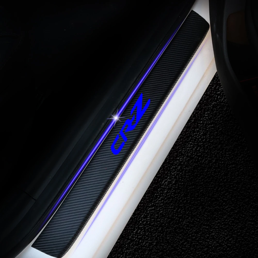 Для Honda CR Z автомобиля порога Накладка из углеродного волокна наклейка двери