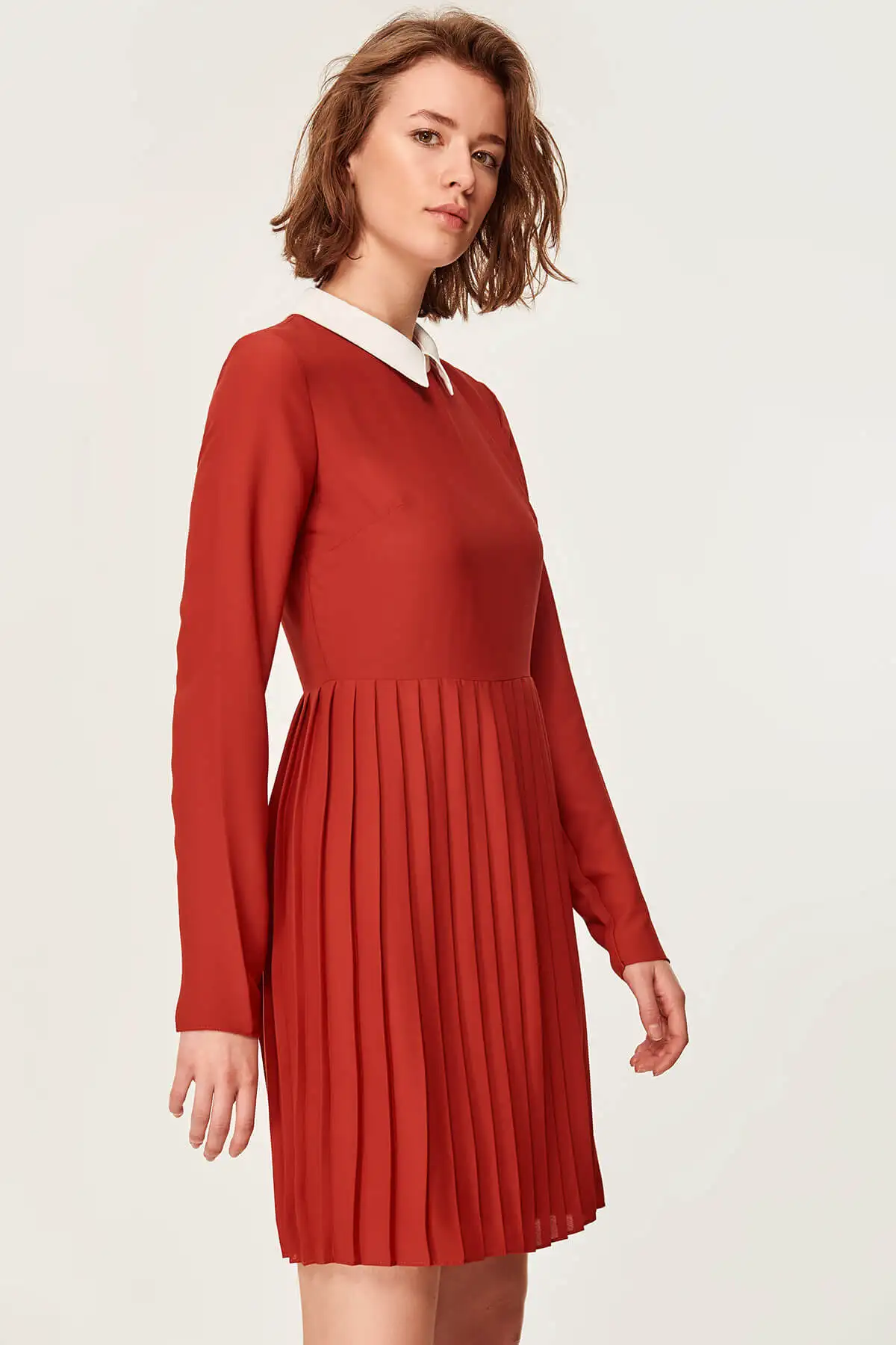 Trendyol платье с рисунком корицы TCLAW19LJ0146|Женские платья| |