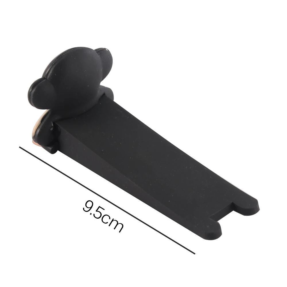 Симпатичная мультяшная силиконовая фигурка дверной ограничитель клиновидная