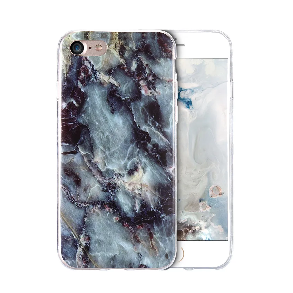 Для iPhone 7 Чехол KISSCASE модный мраморный камень художественный Печатный чехол для 6 6s