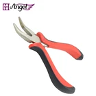 1 шт., плоскогубцы для наращивания волос с изгибом, для микроколецзвеньевбусин и перьев