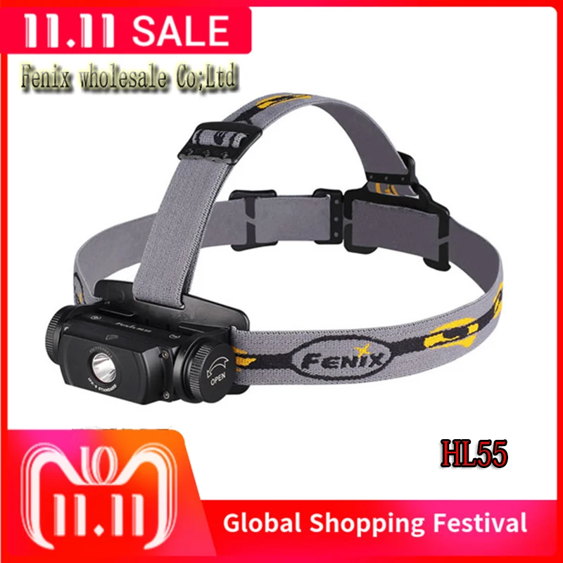 Новый Fenix HL55 налобный фонарь Cree XM L2 U2 светодиодный светильник 900 люмен наружный