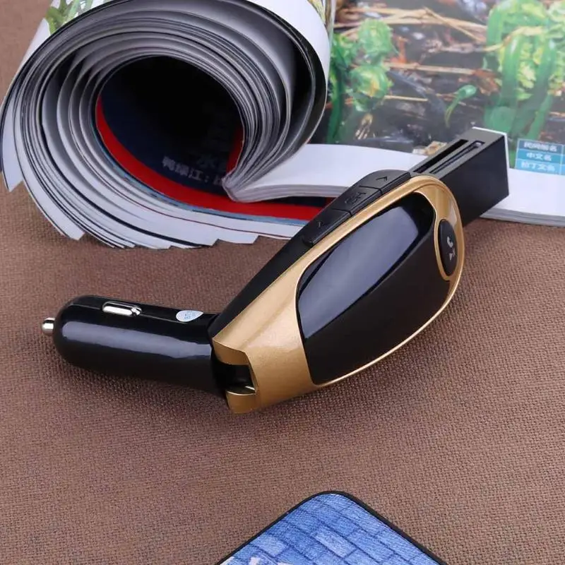 Bluetooth V3.0 EDR Handsfree автомобильный комплект Беспроводной Handfree FM передатчик с USB