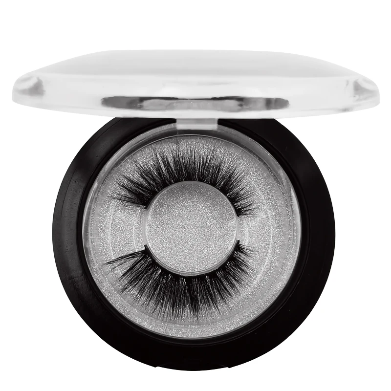 New 1 Pair Naturalcrisscross FalseEyelashes MakeupMink Eyelashes Hand Made Box 3D Mink Lashes 10mm Cilios | Красота и здоровье