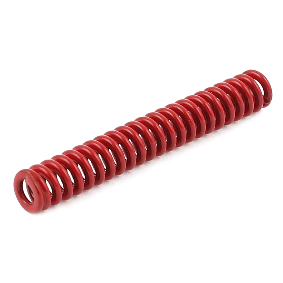 Горячая продажа Пружина сжатия красный Средний пресс пружина загрузки формы 6 мм