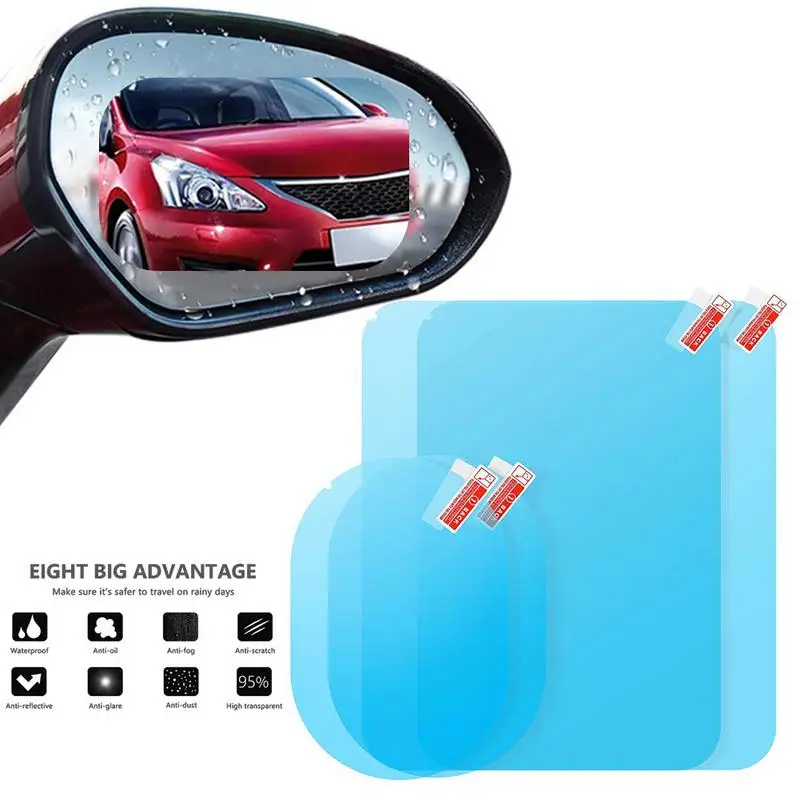 Автомобильное зеркало заднего вида непромокаемая пленка полноэкранное стекло