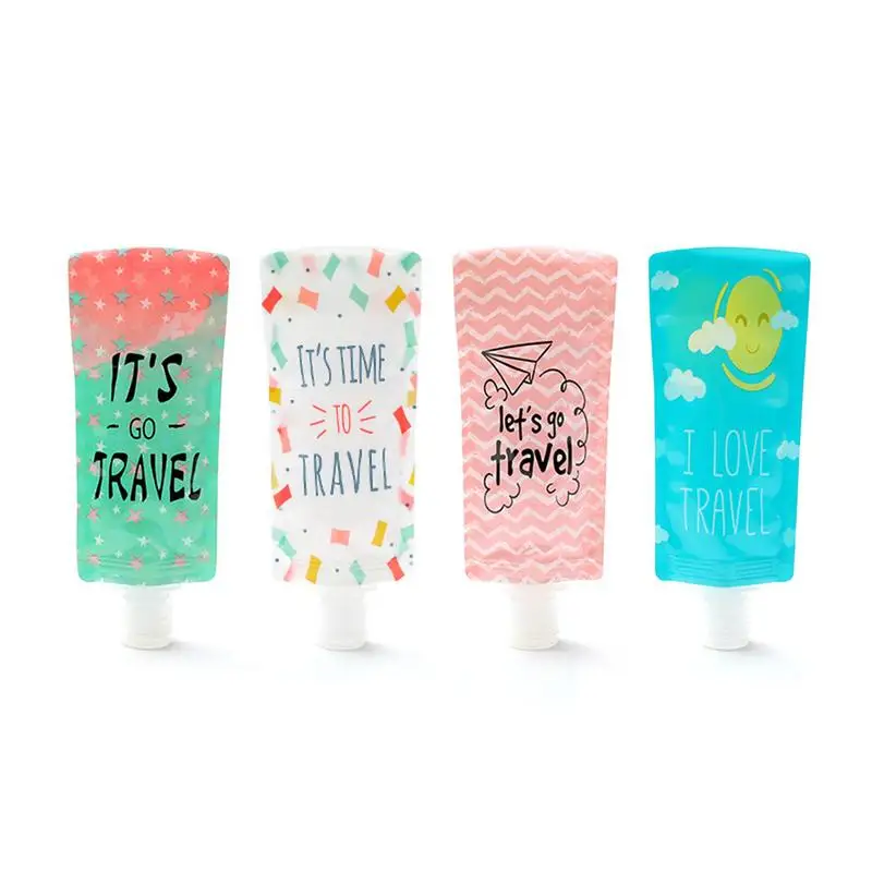 

Cartoon Sub-bottle Portable Lotion Bottling Household Cosmetic Storage Bottle Travel Soap Organizer Home Desktop Decoration