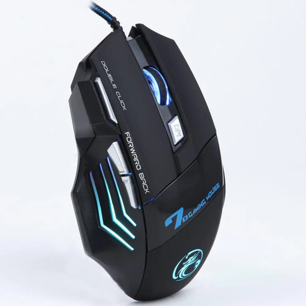 Проводсветодиодный светодиодная Игровая USB мышь игровая 7D PC 3200 dpi Мышь оптическая